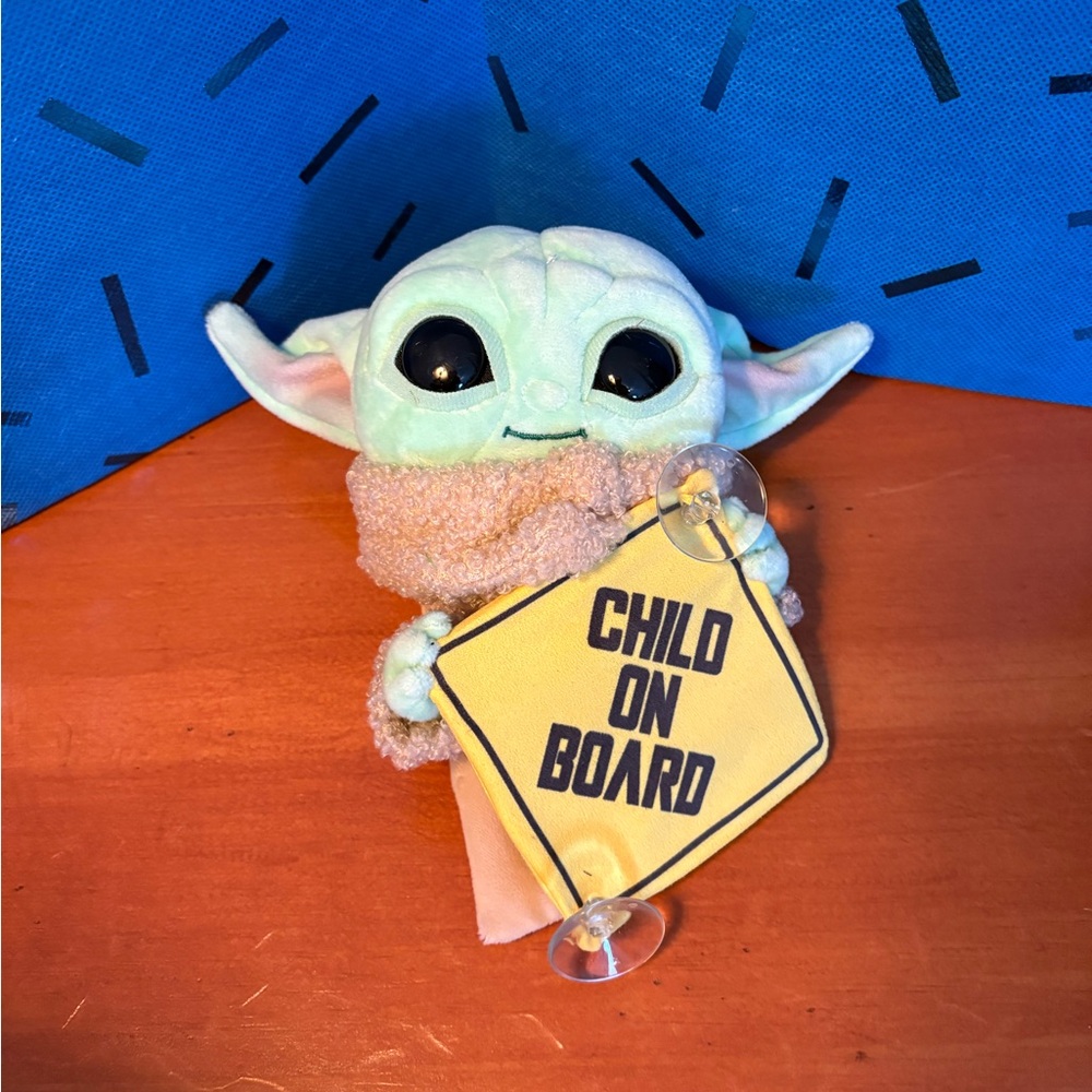 The Child Plush with Sign “child on board”